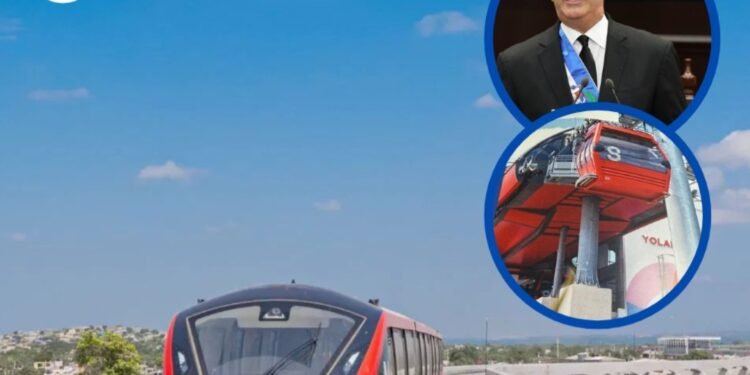 El presidente Abinader anuncia la construcción del Monorriel de Santo Domingo