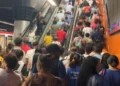 Fuerte aglomeración en el transfer del Metro, se produjo por avería en la Línea 2, según la Opret