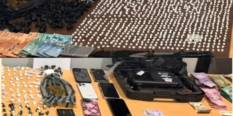 DINTEL ocupa más de 700 gramos de drogas y arresta a dos personas durante operativos contra el microtráfico en Jimaní