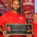 Albert Pujols ingresa al Salón de la Fama de los Cardenales de San Luis