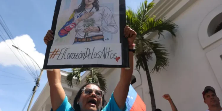 Venezolanos se manifiestan para exigir el regreso seguro del líder de la oposición y elecciones presidenciales