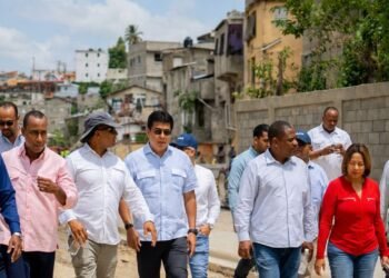 Diputados SDO destacan avance en saneamiento cañadas ejecuta la CAASD en ese municipio
