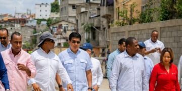 Diputados SDO destacan avance en saneamiento cañadas ejecuta la CAASD en ese municipio