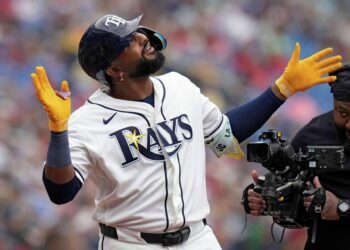 Junior Caminero repite como jugador mas valioso de los Rays