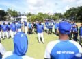 Luis Gil integra entrenamientos del Licey con miras beisbol RD