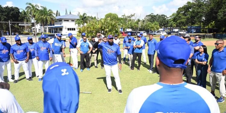 Luis Gil integra entrenamientos del Licey con miras beisbol RD