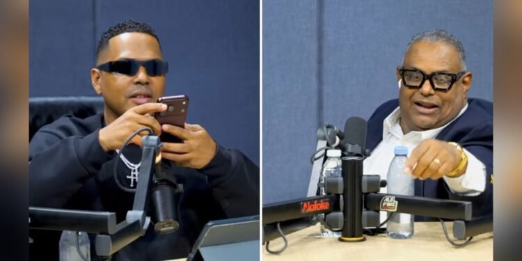Santiago Matías realiza por primera vez una transmisión de radio en vivo junto a su padre, «Don Santi»