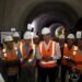 Abinader supervisa túnel pluvial de la avenida Luperón que se construye con fondos de Aerodom, para evitar inundaciones en la zona