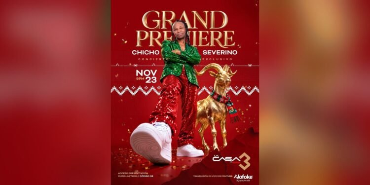 Chicho Severino, primer artista confirmado para la premier de La Casa de Alofoke 3