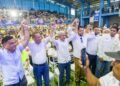 Ricardo de los Santos juramenta al sector construcción de Sánchez Ramírez en respaldo a Carolina Mejía
