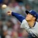 Yamamoto domina desde la lomita y Dodgers quedan a un triunfo de avanzar