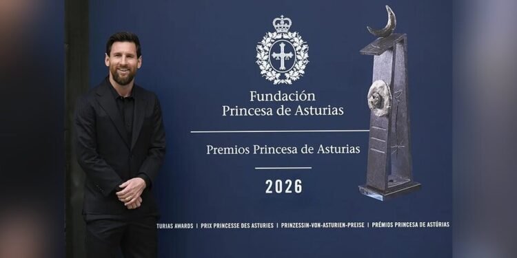 Messi recuerda su etapa dorada en el Barcelona antes de recibir el Premio Princesa de Asturias